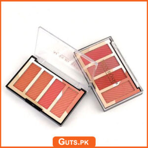 Miss Rose 4 Colour Blush On Palette