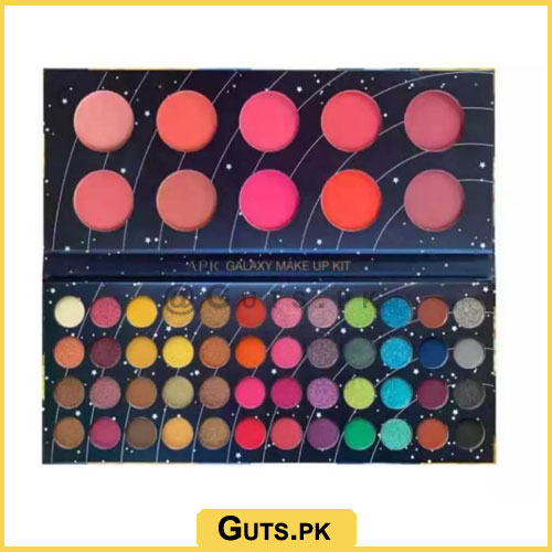 APK Galaxy Makeup Kit 10 Color Blush + 48 Color Eyeshades