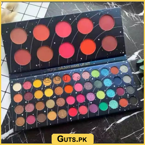 APK Galaxy Makeup Kit 10 Color Blush + 48 Color Eyeshades
