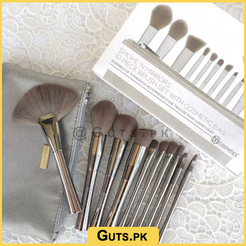 Bh Cosmetics Grey Pouch Brush set of 10