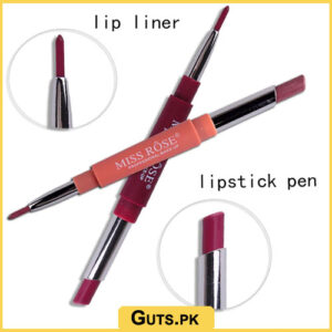 Miss Rose Lipstick With Matching Lipliner Pink Set