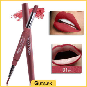 Miss Rose Lipstick With Matching Lipliner Pink Set