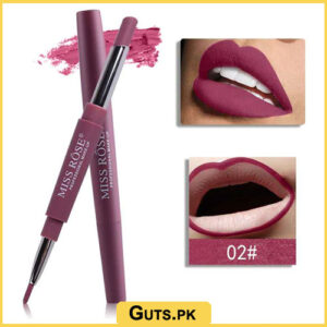 Miss Rose Lipstick With Matching Lipliner Pink Set
