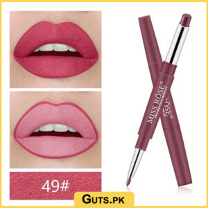 Miss Rose Lipstick With Matching Lipliner Pink Set