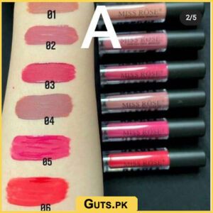 Miss Rose Matte Liquid Lipstick Set (020)
