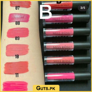 Miss Rose Matte Liquid Lipstick Set (020)