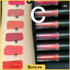 Miss Rose Matte Liquid Lipstick Set (020)