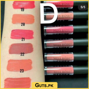 Miss Rose Matte Liquid Lipstick Set (020)