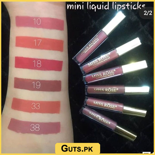 Miss Rose Mini Liquid Lipstick Set
