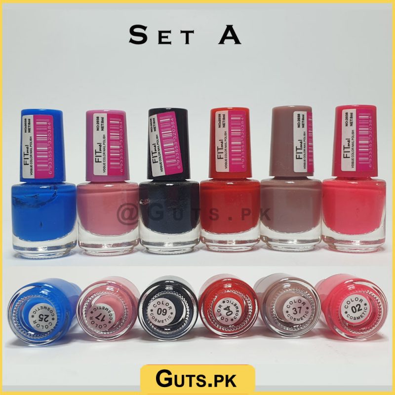 Fit Me Matte Nail Polish 8ml Pack Of 6