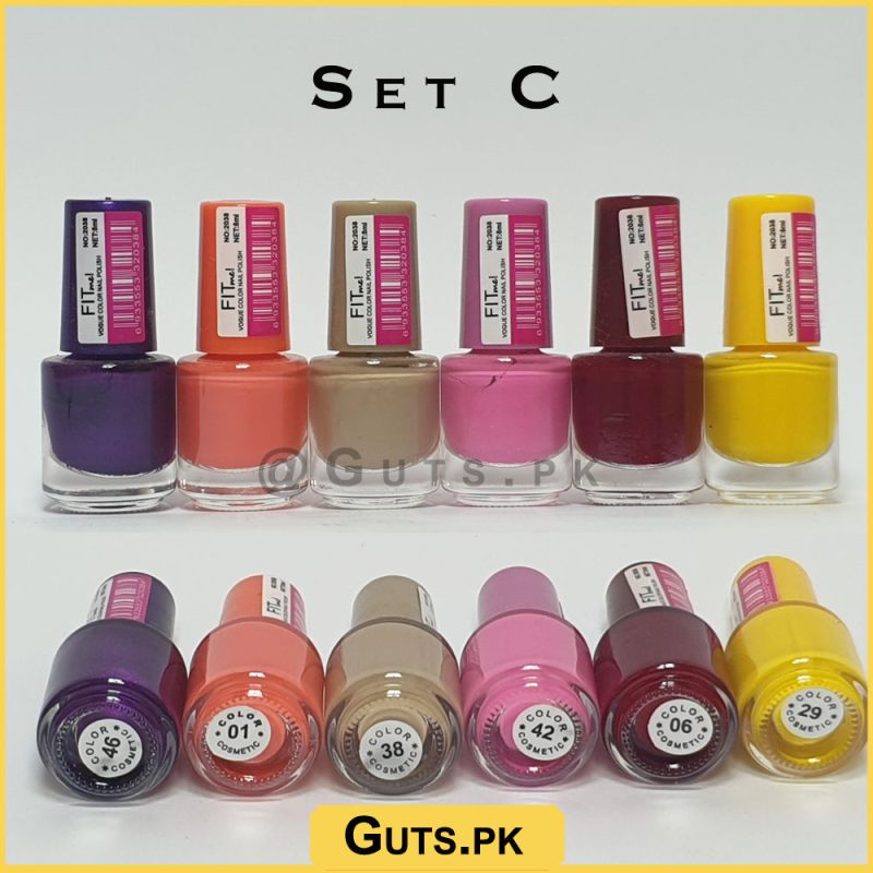Fit Me Matte Nail Polish 8ml Pack Of 6
