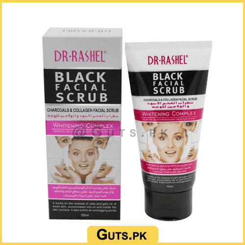 Dr Rashel Black Facial Scrub For Whitening