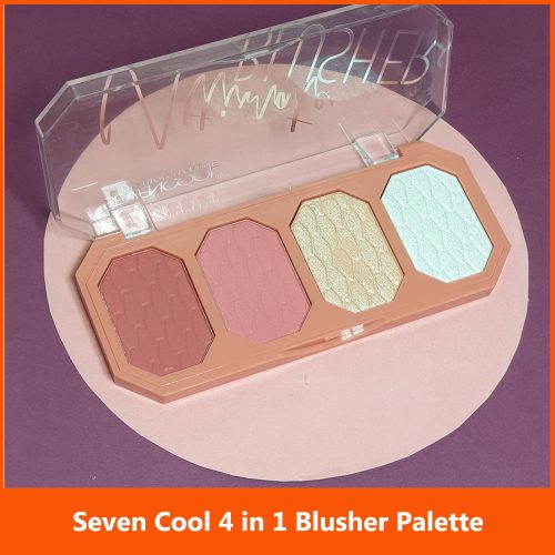 Seven Cool 2 in 1 Blusher + Highlighter palette