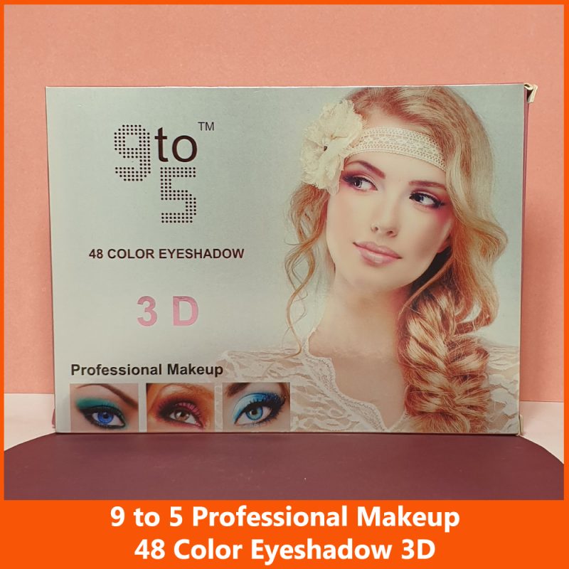 9 to 5 Professional Makeup 48 Color 3D Eyeshadow