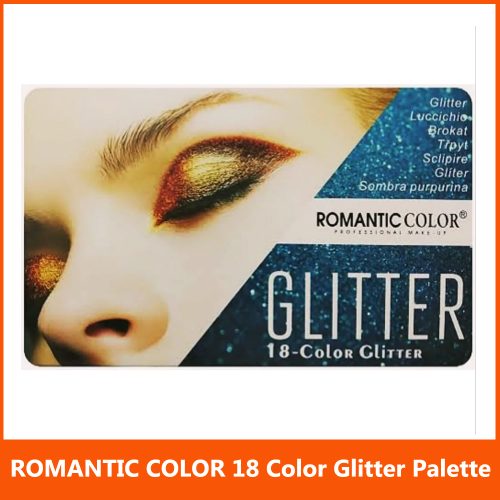 Romantic Color 18 Color Glitter Eyeshadow Palette
