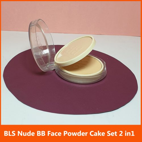 BLS Nude BB Face Powder Cake Set 2 in 1