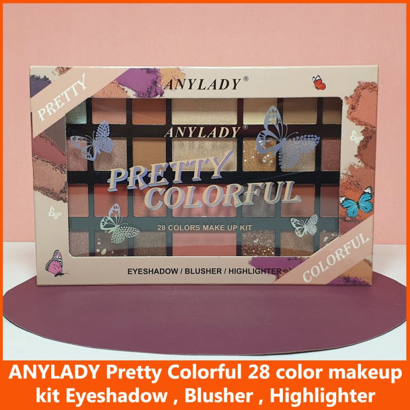 ANYLADY 28 Color Makeup Kit Eyeshadow Blusher Highlighter