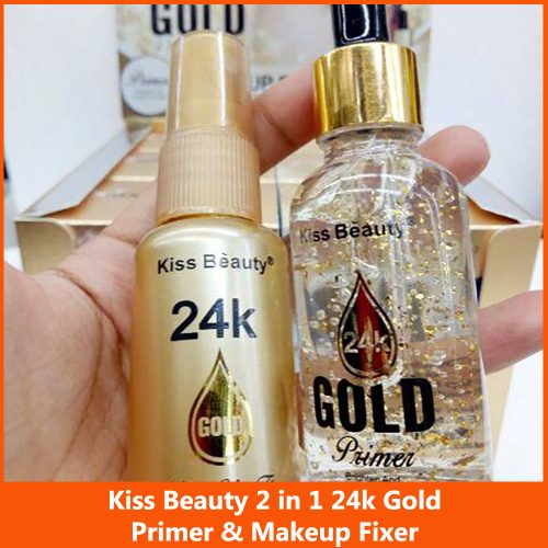 Kiss Beauty 24k Gold 2 in 1 Primer And Fixer