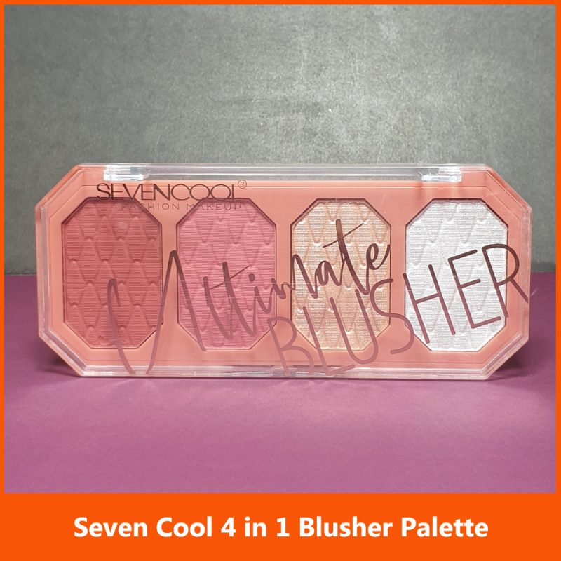 Seven Cool 2 in 1 Blusher + Highlighter palette