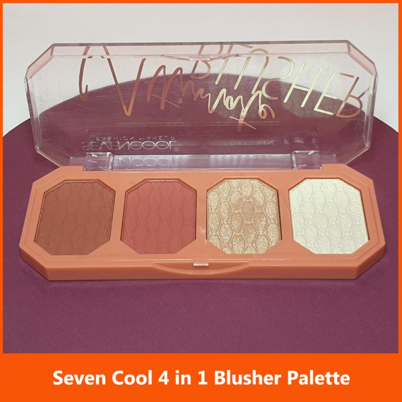 Seven Cool 2 in 1 Blusher And Highlighter Palette