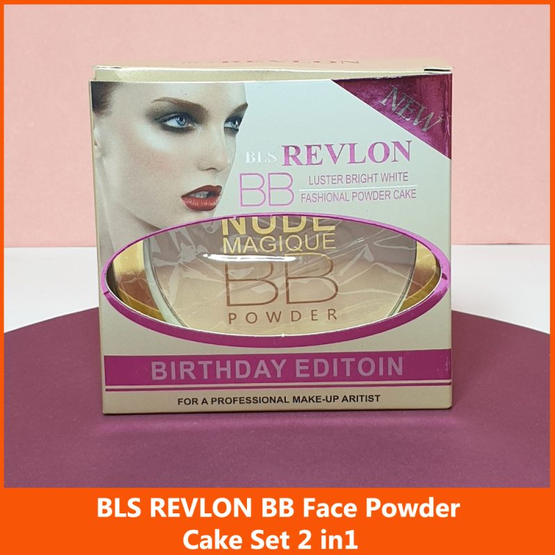 BLS Revlon BB Face Powder Cake Set 2 in 1