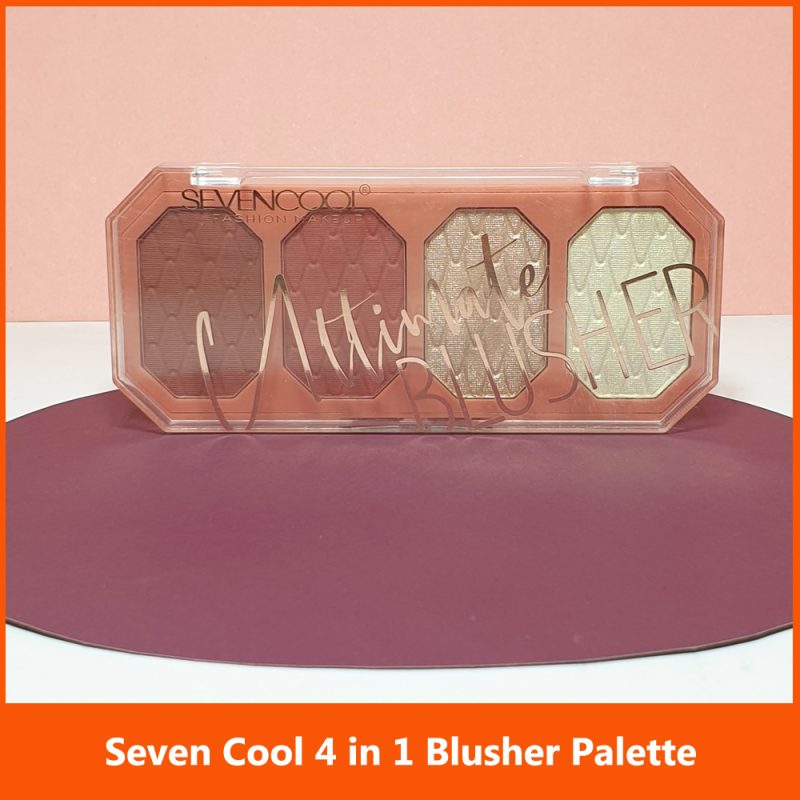 Seven Cool 2 in 1 Blusher And Highlighter Palette