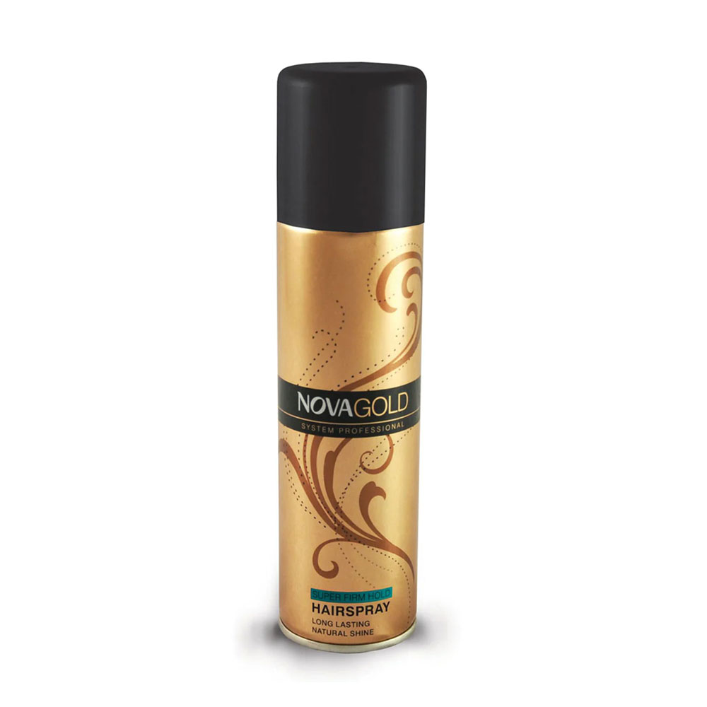 Nova Gold Hair Spray Super Firm Hold 200ml