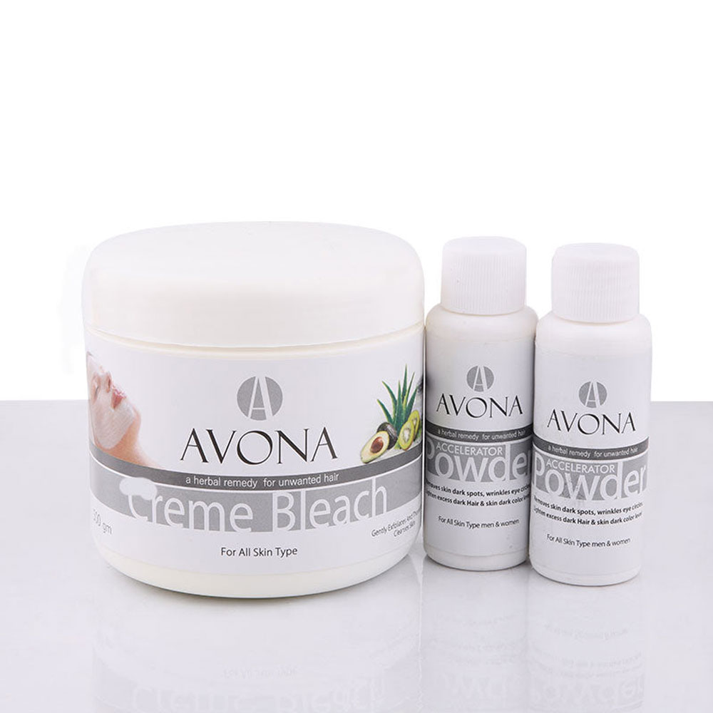 Avona Brightening Cream Bleach Set