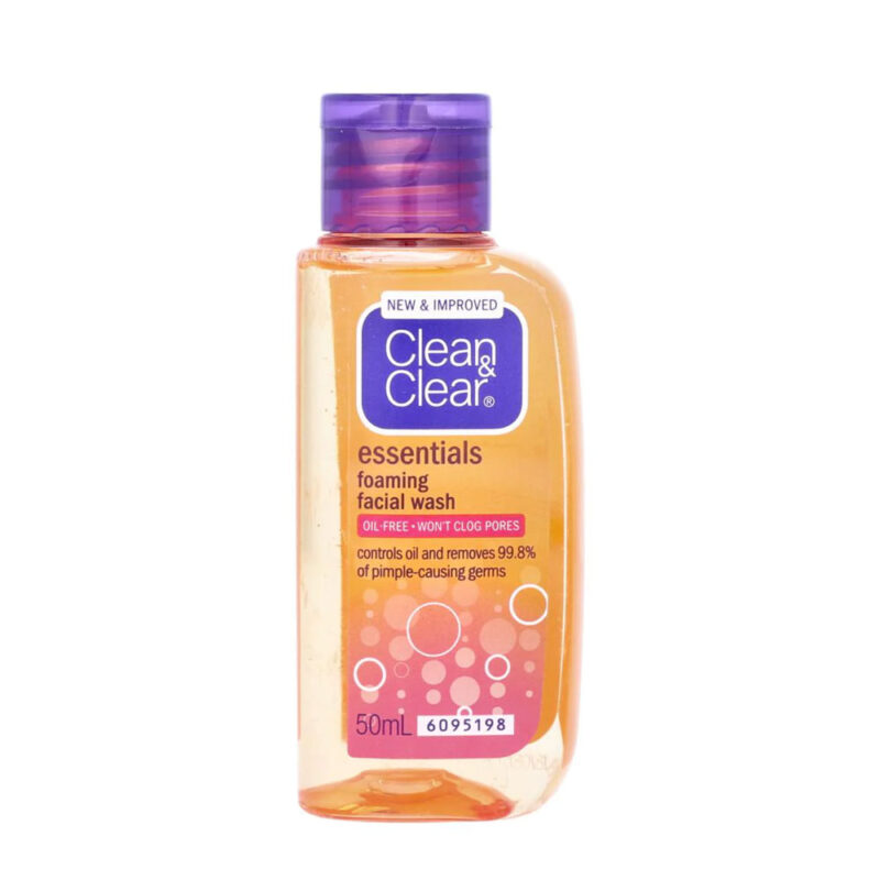 Clean & Clear Foaming Facial Face Wash 50ml