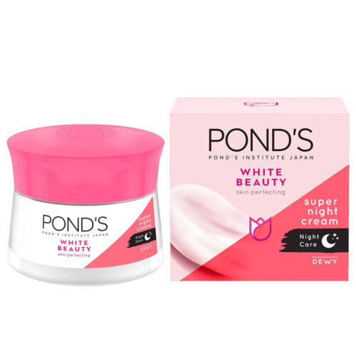 Ponds White Beauty Skin Perfecting Super Night Cream 50g GutsPK