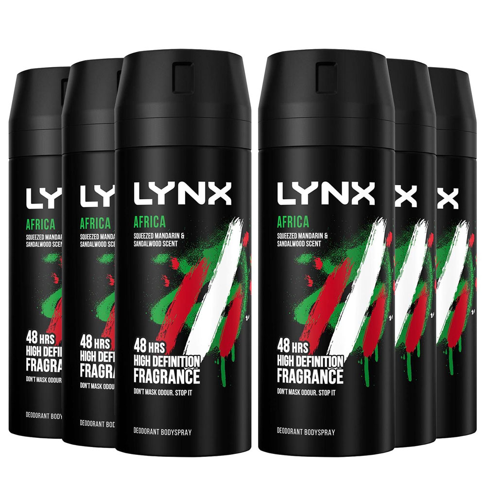 Lynx Africa Deodorant Body Spray 48H 150ml