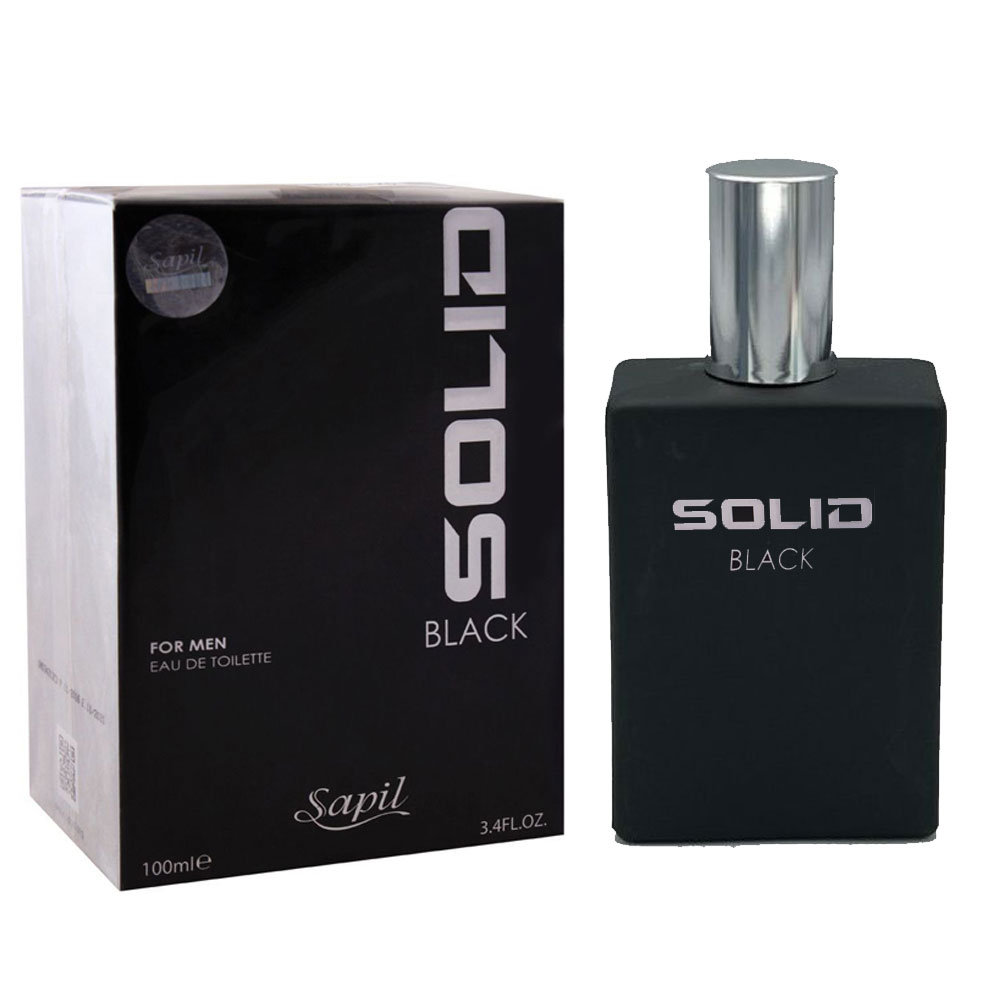 Sapil Solid Black Perfume EDT Perfume 100ml