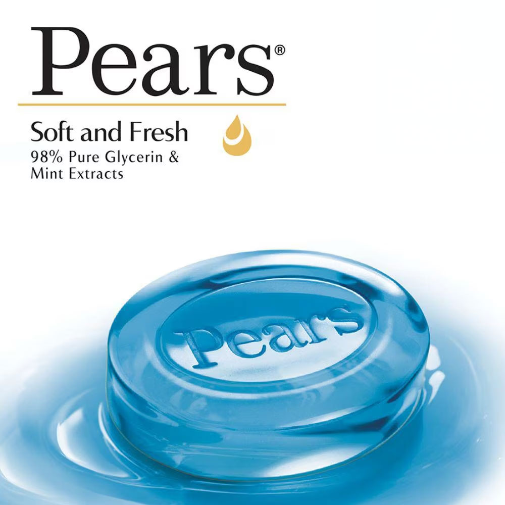 Pears Body Soap Pure Mint Blue 125g