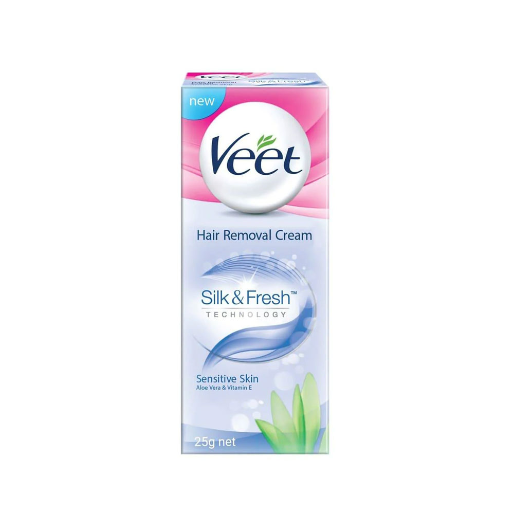 Veet Silky & Fresh Sensitive Skin Hair Removal Cream 25 gm