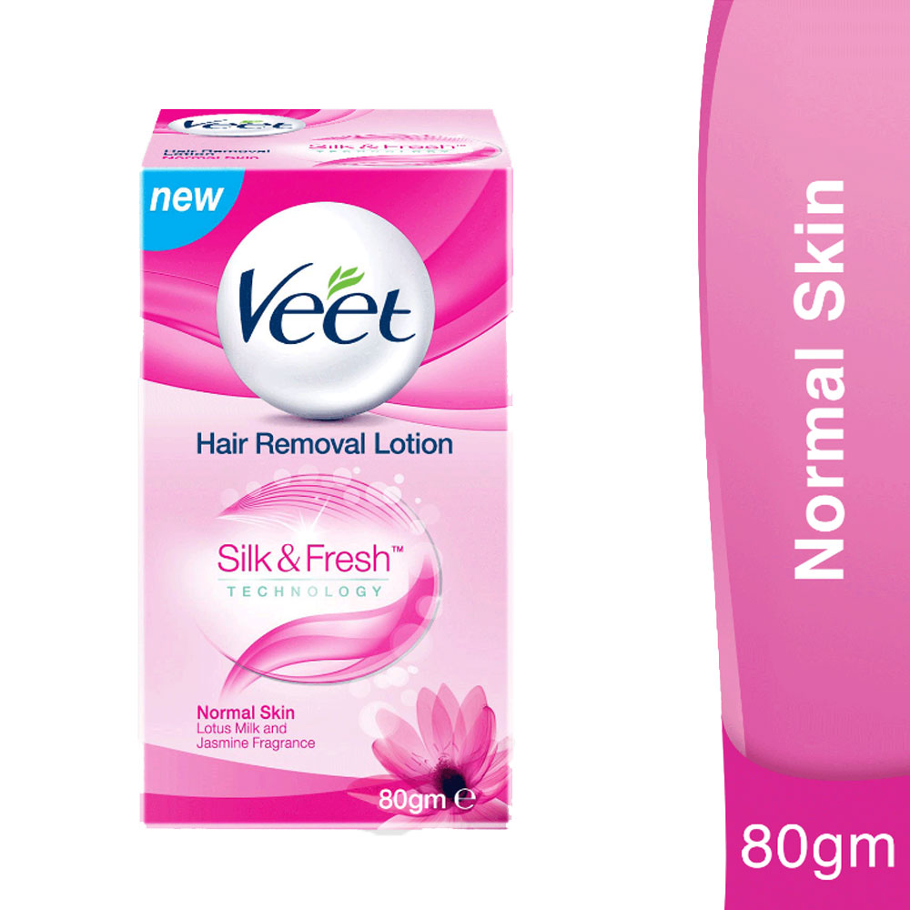 Veet Hair Removal Lotion Silky & Fresh Normal Skin 80g