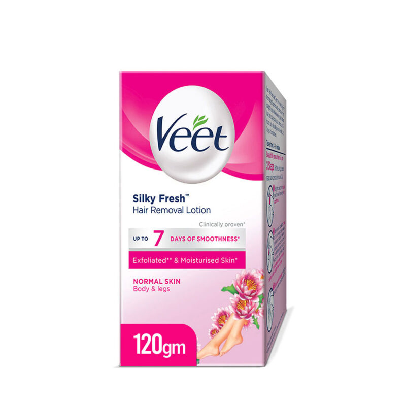 Veet Hair Removal Lotion Silky Fresh Normal Skin 120g