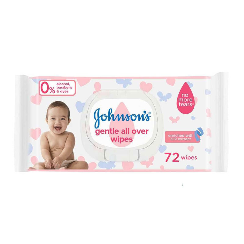 Johnson's Gentle Cleasing Skincare Baby Wipes 64 Pcs