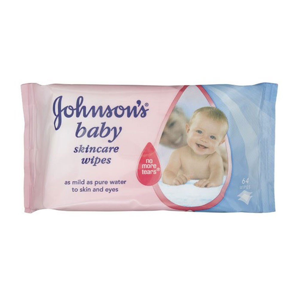 Johnson's Baby Skincare Wipes 64 Pcs