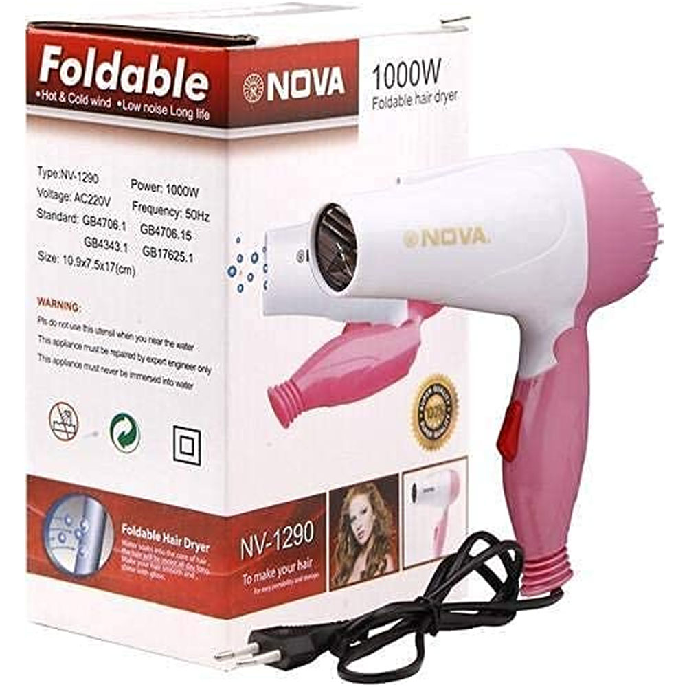 Nova Foldable Hair Dryer NV-1290