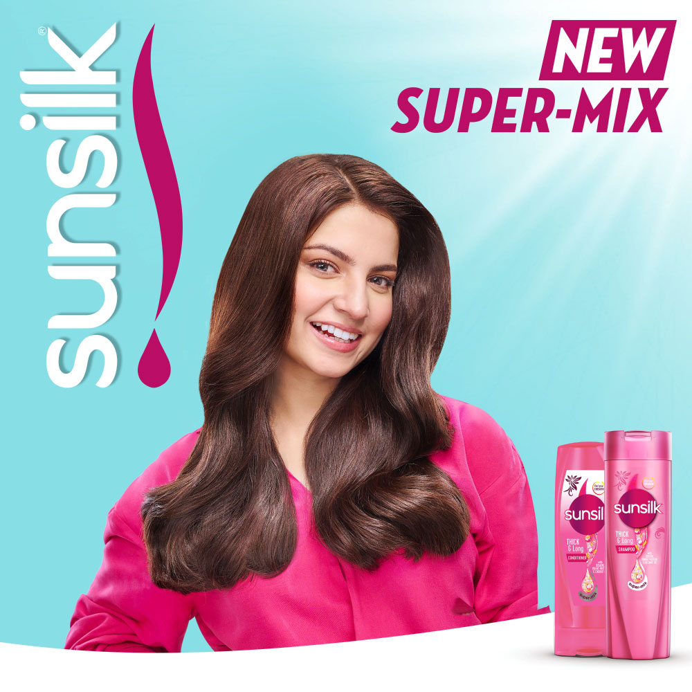 Sunsilk Thich & Long Shampoo 340ml
