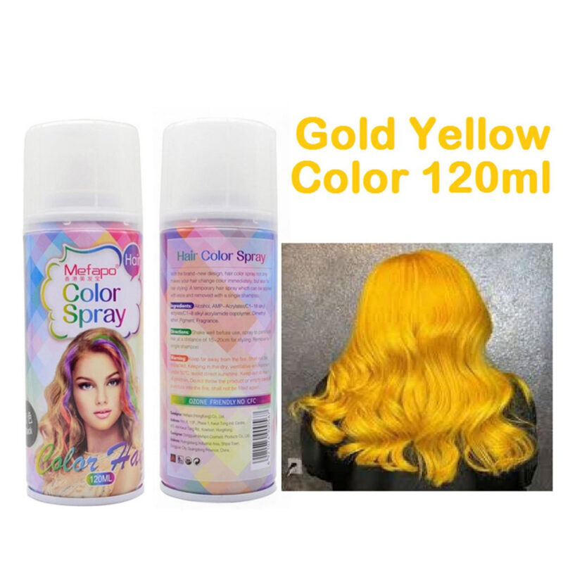 Mefapo Washable Hair Color Spary Golden