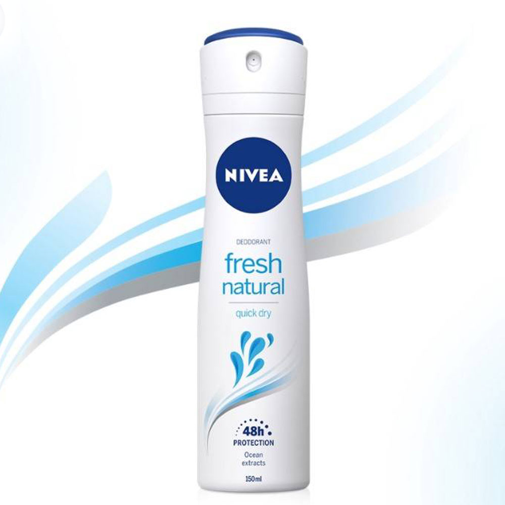 Nivea Fresh Natural Anti-Perspirant 48H Body Spary 150ml