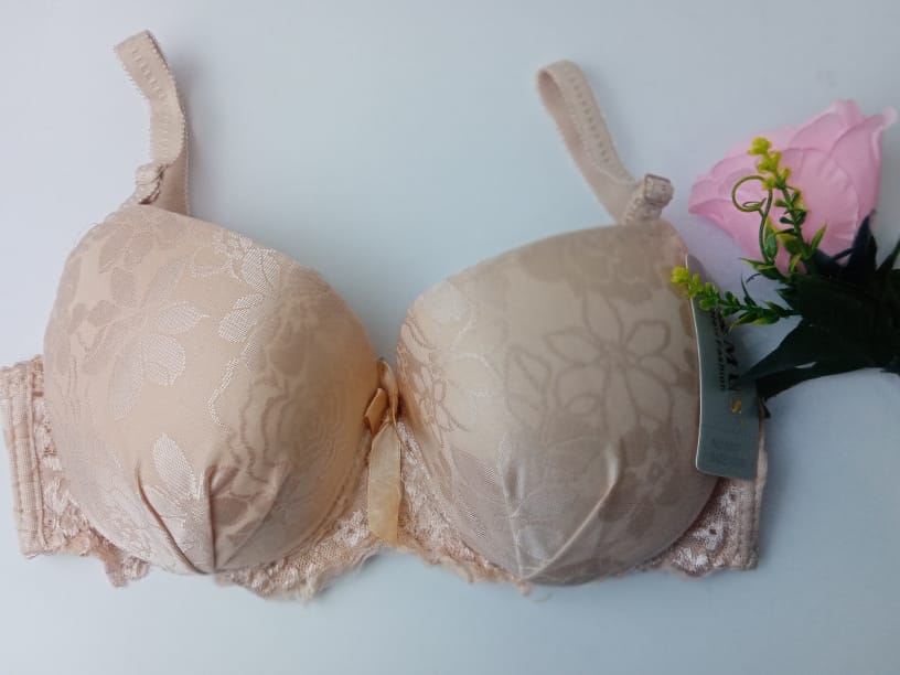 Sexy Skin Padded & Embroided Bra