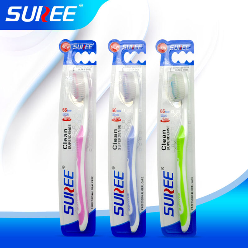 Suree Cross Action Bristles Toothbrush 2 pcs