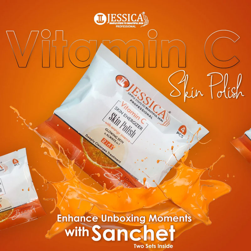 Jessica Vitamin C Skin Polish Sachet 4 in 1