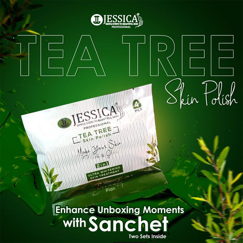 Jessica Tea Tree Skin Polish Sachy 4 in 1