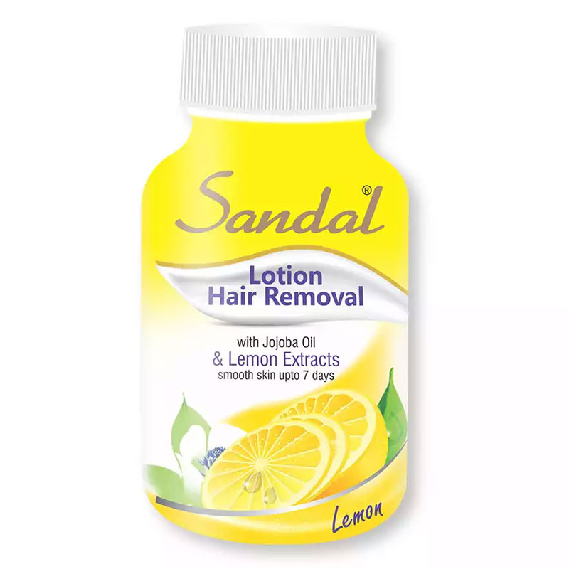 Sandal Lemon Hair Removal Lotion Jar 