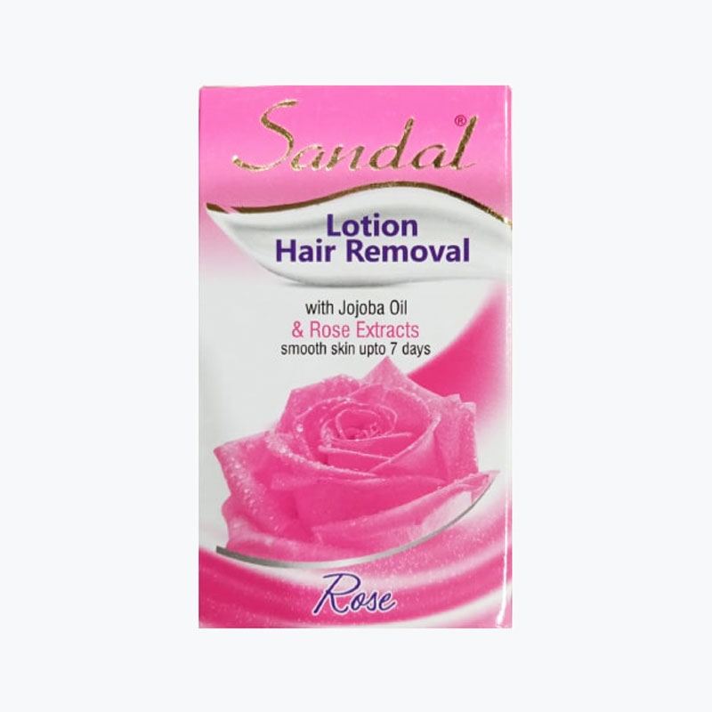 Sandal Rose Hair Removal Lotion Jar