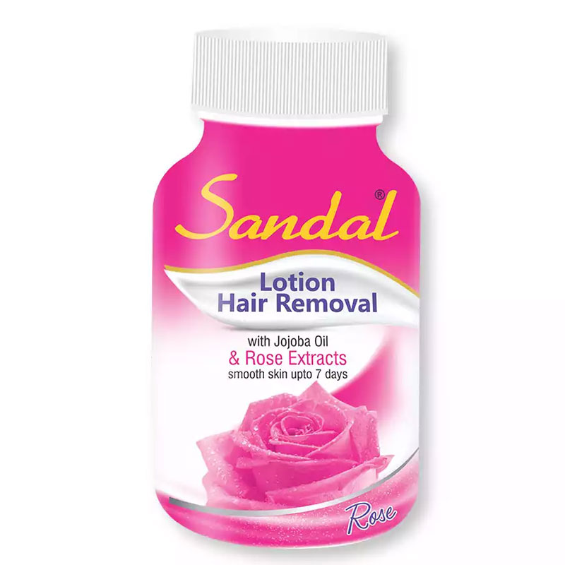 Sandal Rose Hair Removal Lotion Jar 