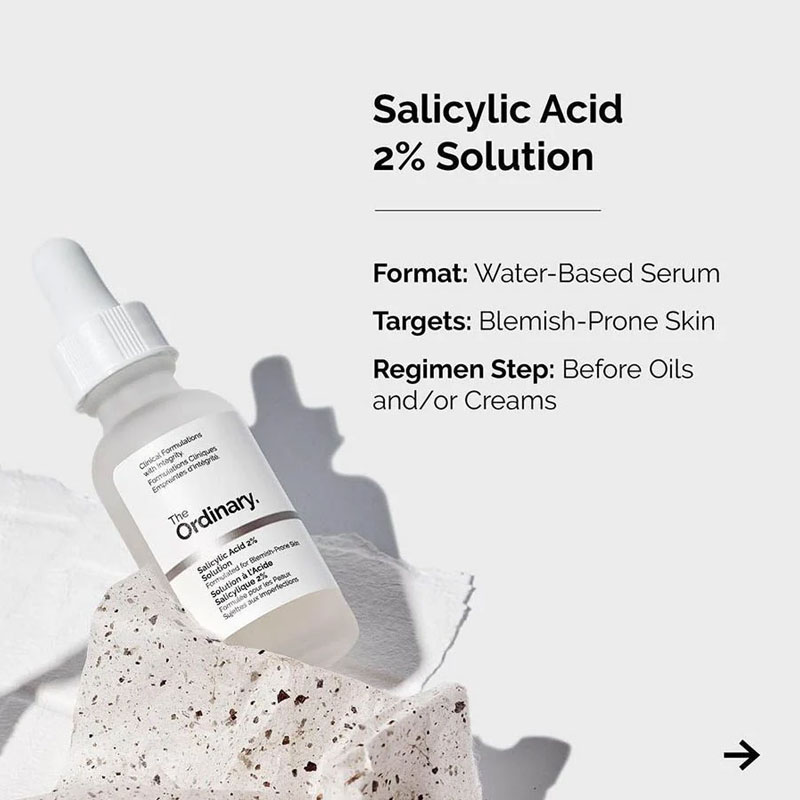 The Ordinary Salicylic Acid 2% Solution Serum 30ml